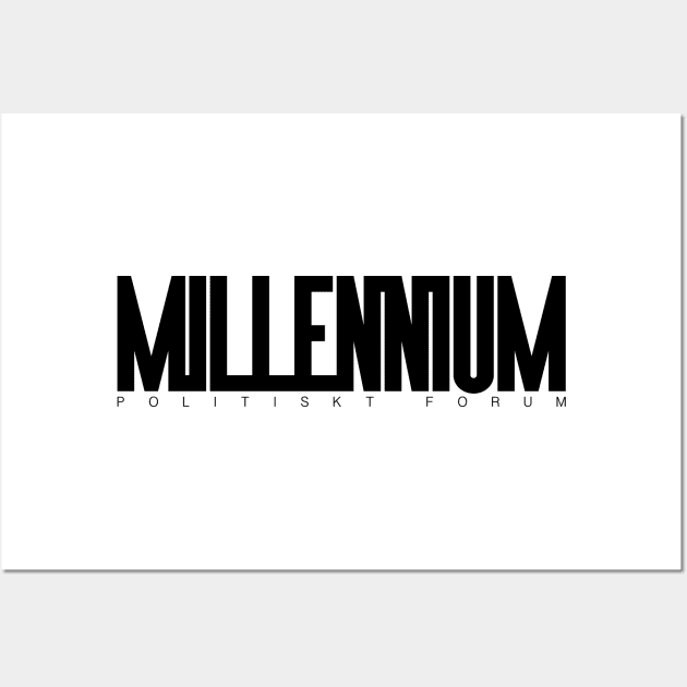 Millennium (Black) Wall Art by pinemach